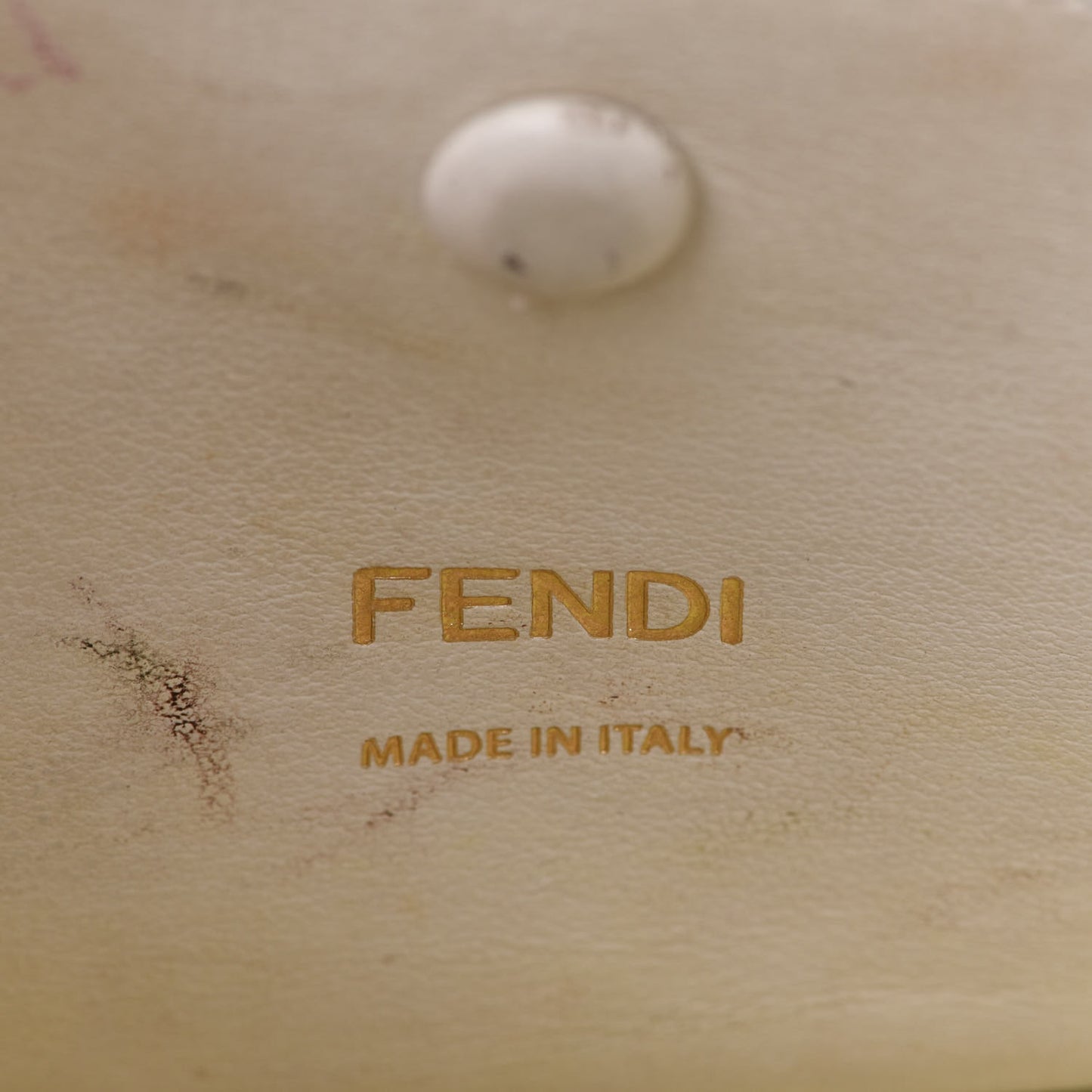 TPU FF Vitello Century F is Fendi Small Kan I Shoulder Bag White