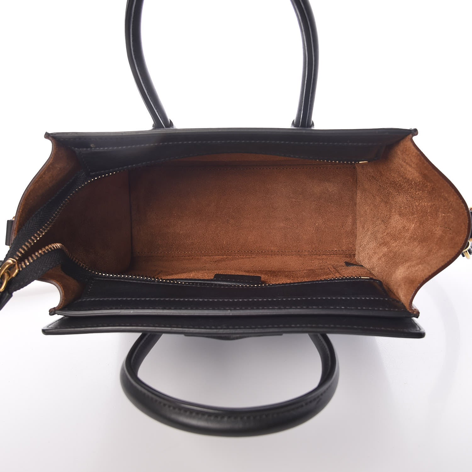 Celine Smooth Drummed Calfskin Nano Tri-Color Luggage Indigo 7 of 10