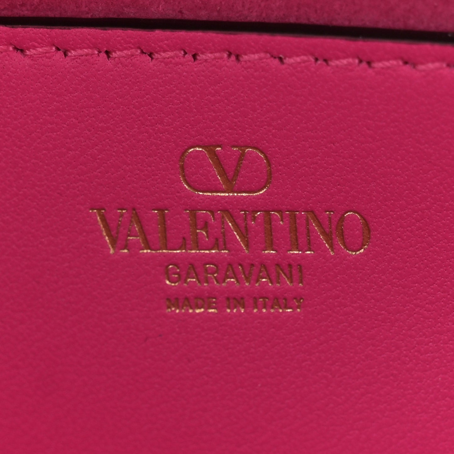 Sequin Vlogo Embroidered Small Loco Shoulder Bag Pink PP