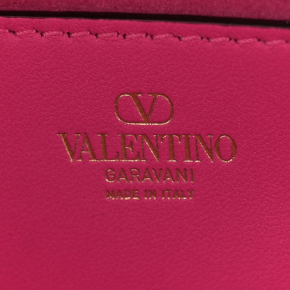 Valentino Garavani Sequin Vlogo Embroidered Small Loco Shoulder Bag Pink PP 6 of 10