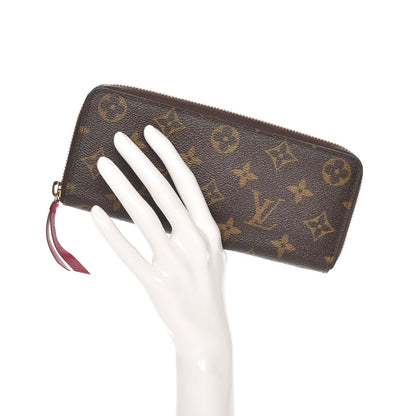 Louis Vuitton Monogram Clemence Wallet Fuchsia 2 of 7