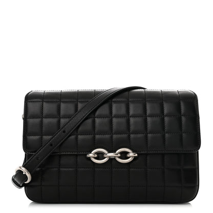 Saint Laurent Lambskin Quilted Le Maillon Satchel Black 1 of 10