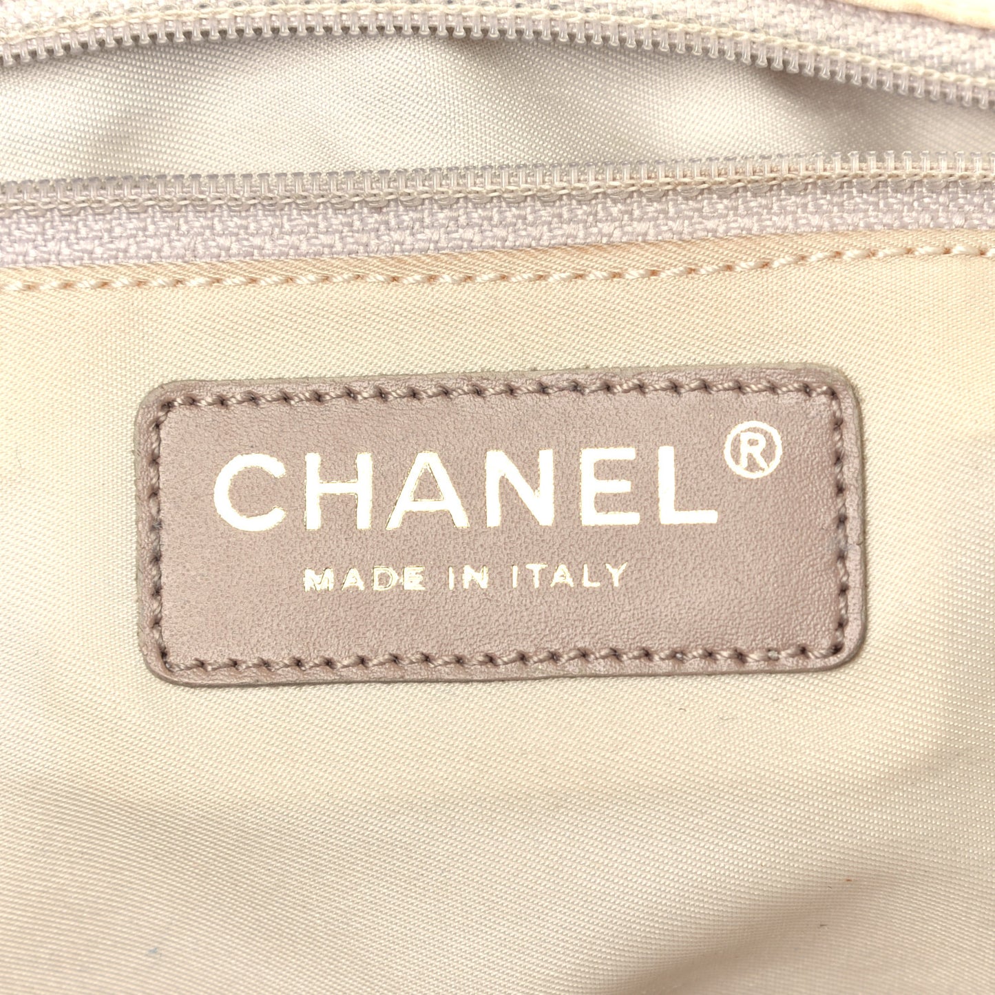 Nylon Medium Travel Tote Beige