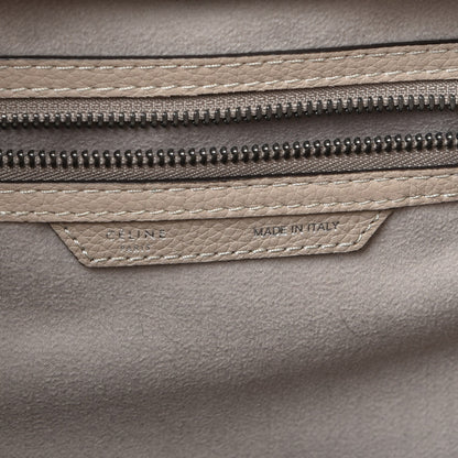 Celine Drummed Calfskin Mini Luggage Dune 6 of 8