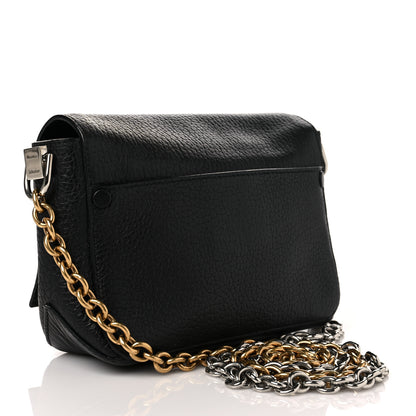 Proenza Schouler Pebbled Calfskin Extra Small Courier Black 2 of 8