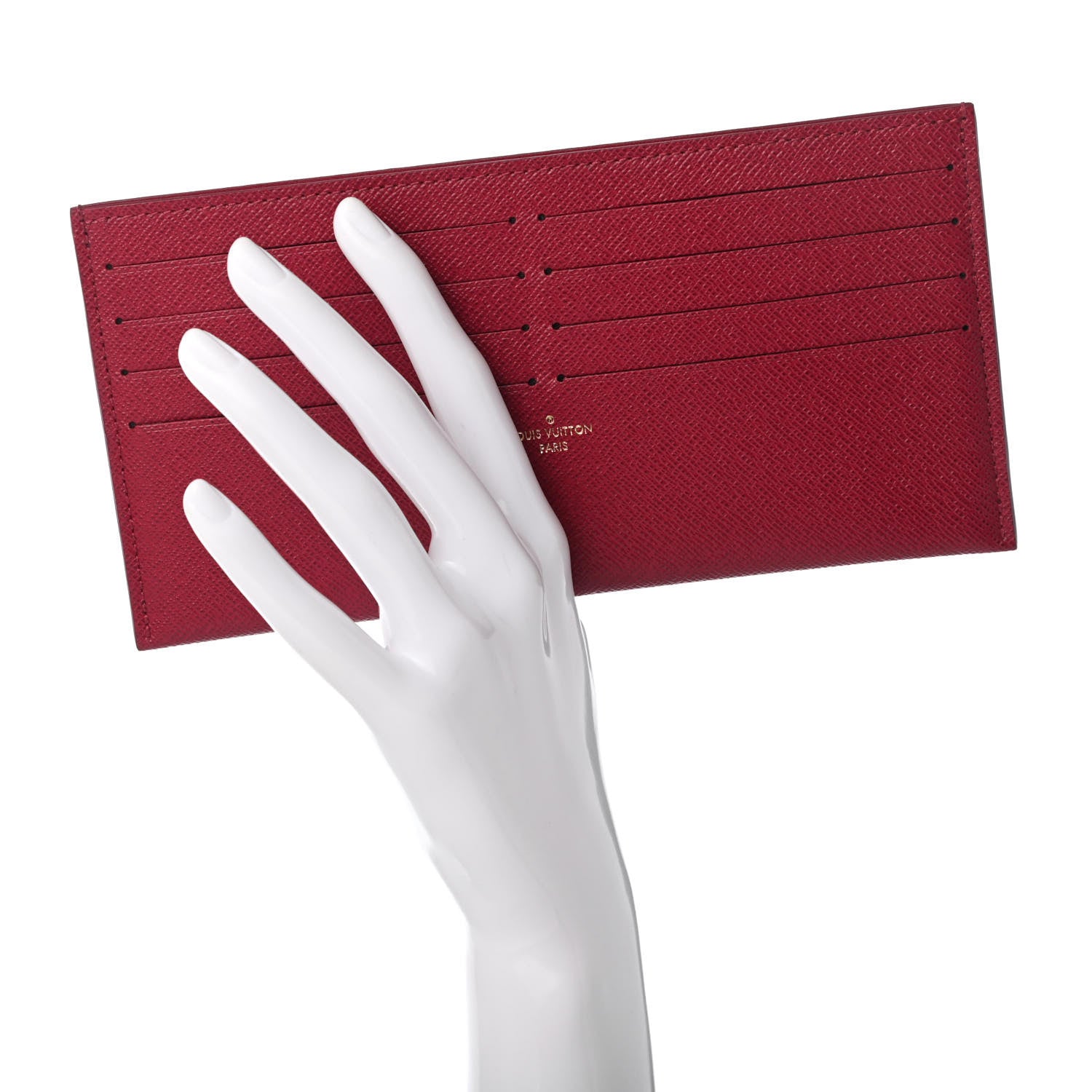 Louis Vuitton Calfskin Felicie Card Holder Insert Fuchsia 2 of 6