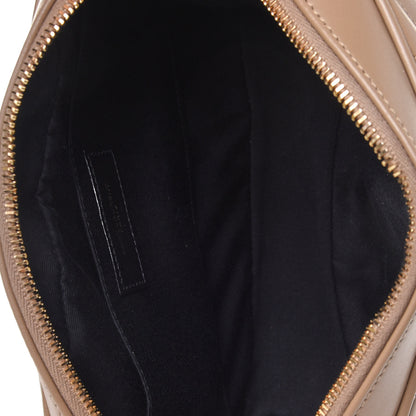 Saint Laurent Calfskin Matelasse Monogram Lou Camera Bag Dark Beige 4 of 4