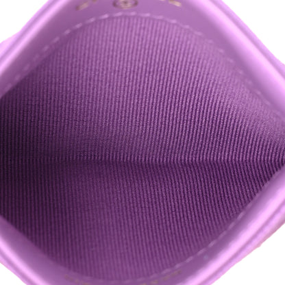 Chanel Caviar Quilted Card Holder Purple 5 of 11