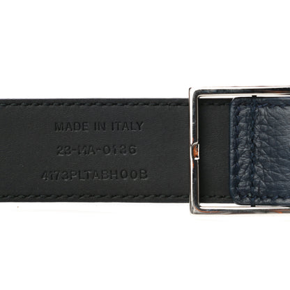 Christian Dior Calfskin Dior Homme Belt 95 38 Navy 5 of 9