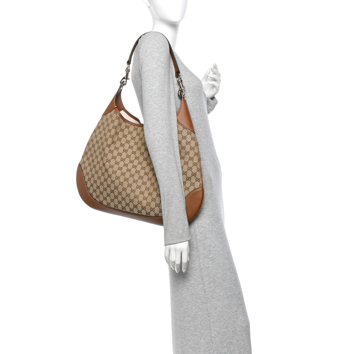 Gucci Monogram Micro GG Maxi Shoulder Bag Dark Brown 2 of 11