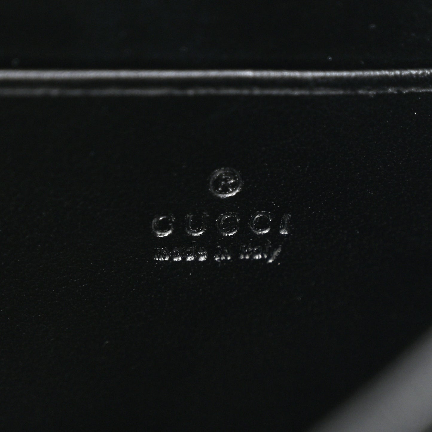 Calfskin Matelasse Aria GG Marmont Chain Wallet Black