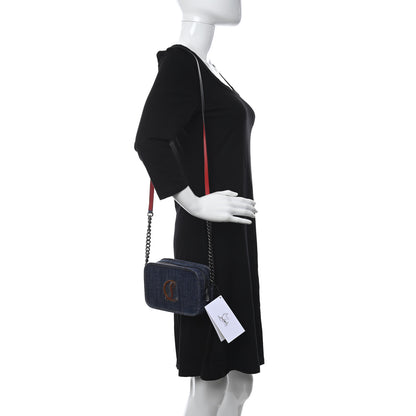 Christian Louboutin Miss Denim Calfskin Radioloubi Denim Sabagold 2 of 10