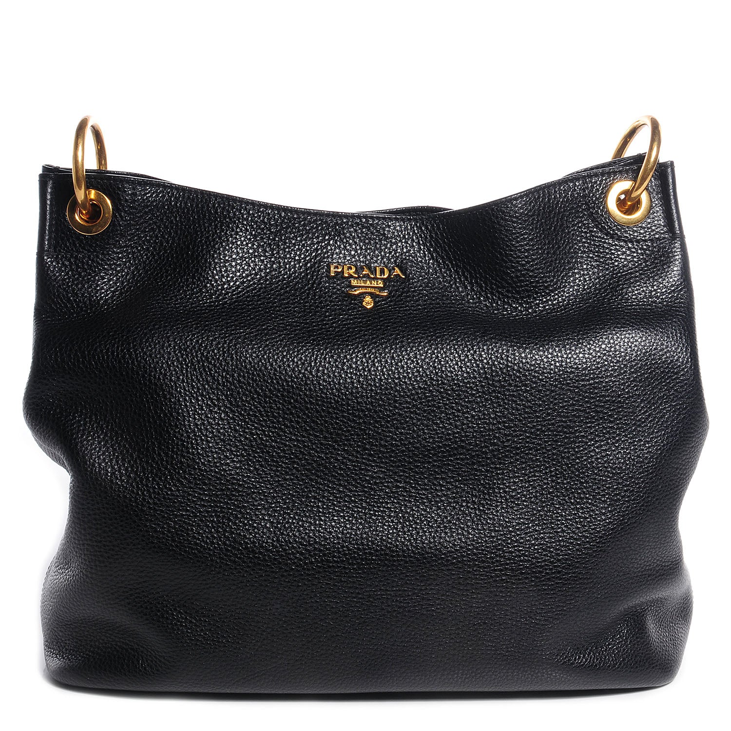 Prada Vitello Daino Hobo Nero Black 1 of 11