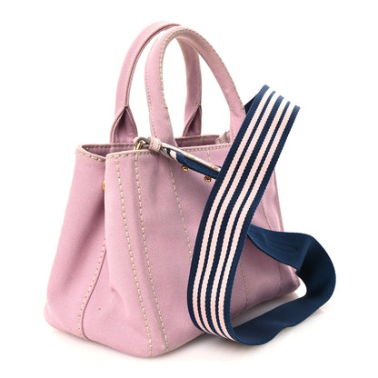 Prada Canapa Small Logo Tote Alabastro White 3 of 12