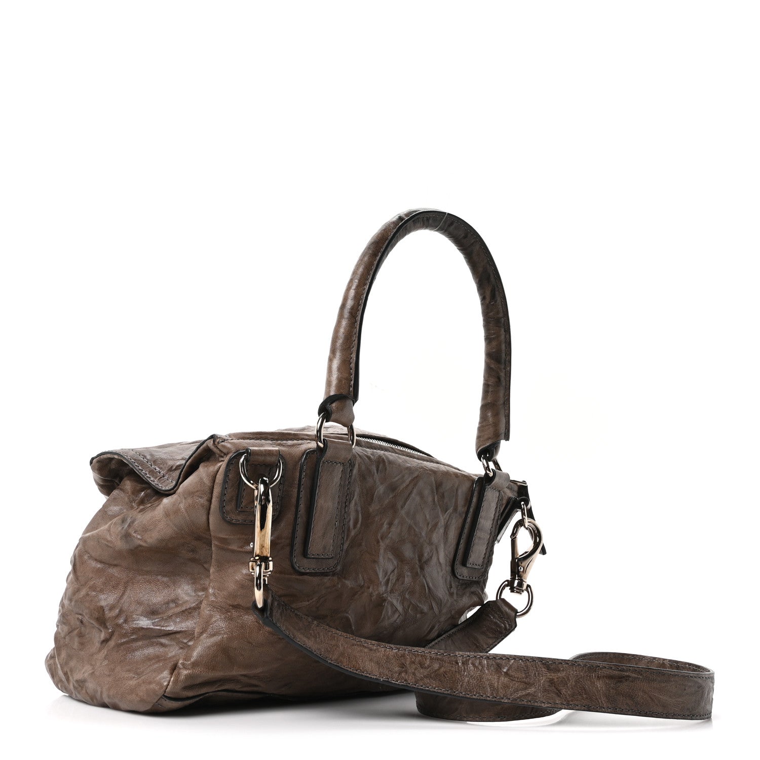 Givenchy Tumbled Sheepskin Medium Pandora Charcoal 2 of 9