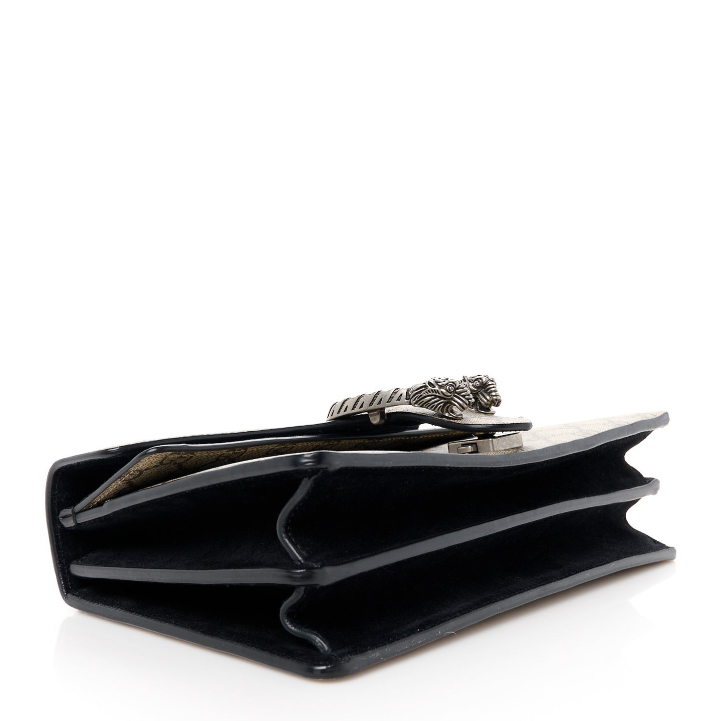 GG Supreme Monogram Small Dionysus Shoulder Bag Black