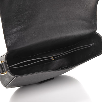 Celine Grained Calfskin Medium Trotteur Black 5 of 6