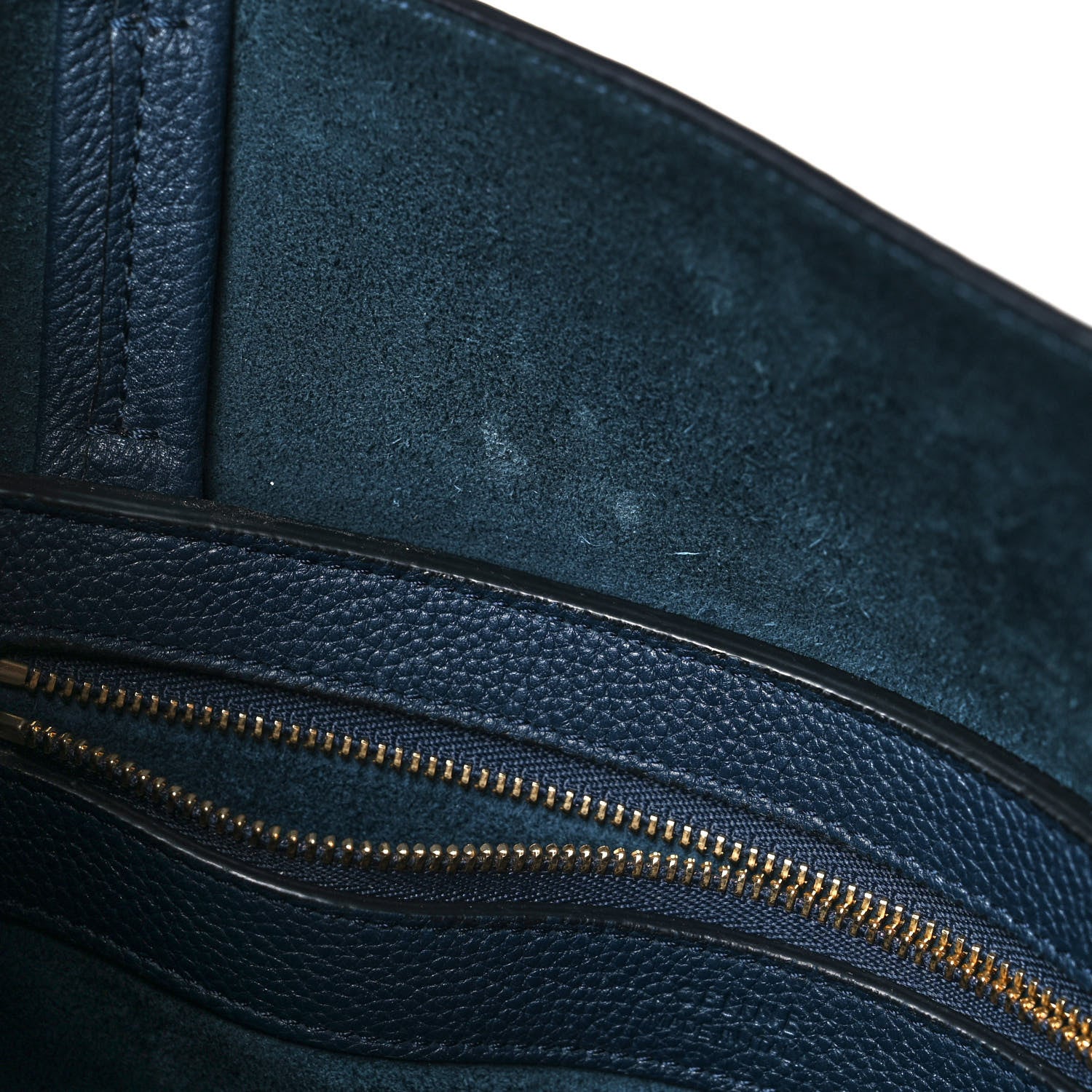 Celine Soft Grained Calfskin Belt Cabas Phantom Navy 9 of 9