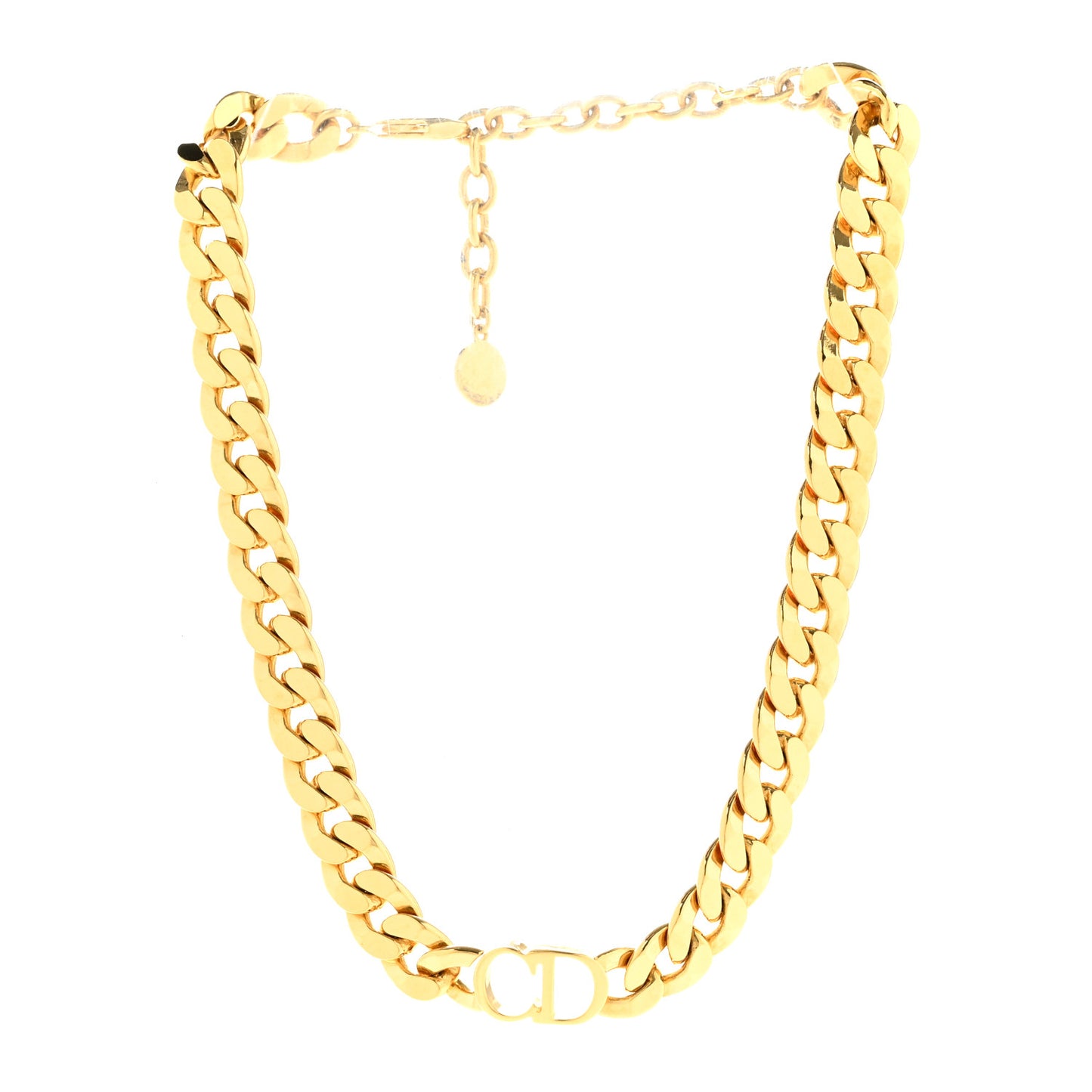 Metal Danseuse Etoile Chain Choker Necklace Gold