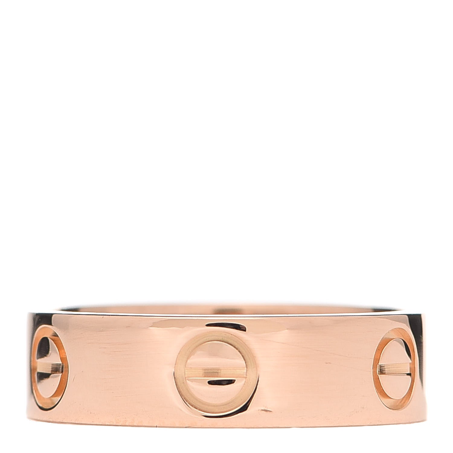 Cartier 18K Pink Gold 5.5mm LOVE Ring 54 6.75 3 of 4