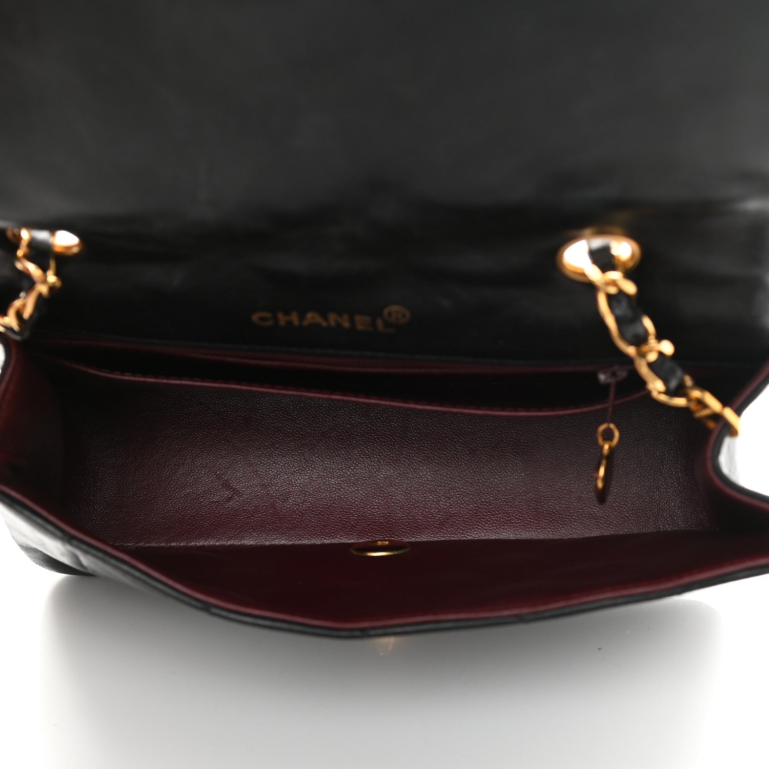 Chanel Lambskin Quilted Small Single Flap Black 4 of 18