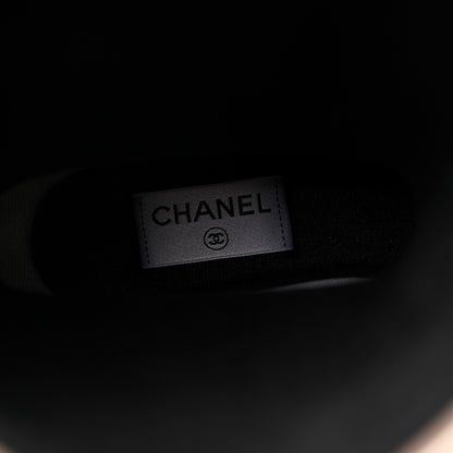 Chanel Caoutchouk CC High Boots 40 Beige White 8 of 12