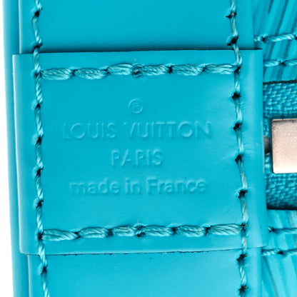Louis Vuitton Epi Jacquard Alma BB Turquoise 6 of 9