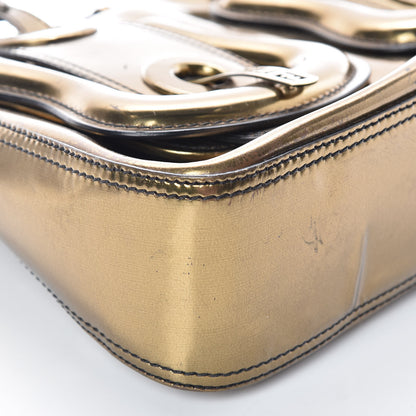 Fendi Patent Calfskin B Bag Gold 5 of 24