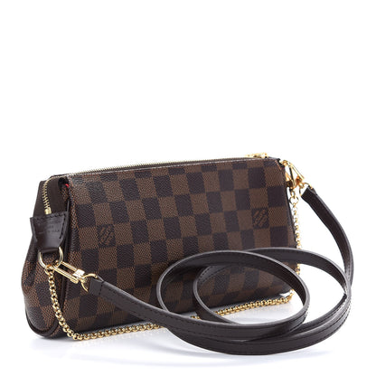 Louis Vuitton Damier Ebene Eva Clutch 3 of 9