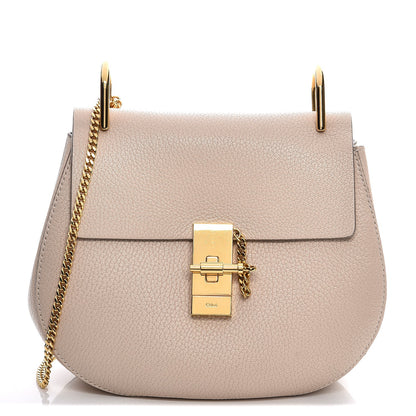 Chloe Grained Lambskin Drew Shoulder Bag Abstract White 1 of 7