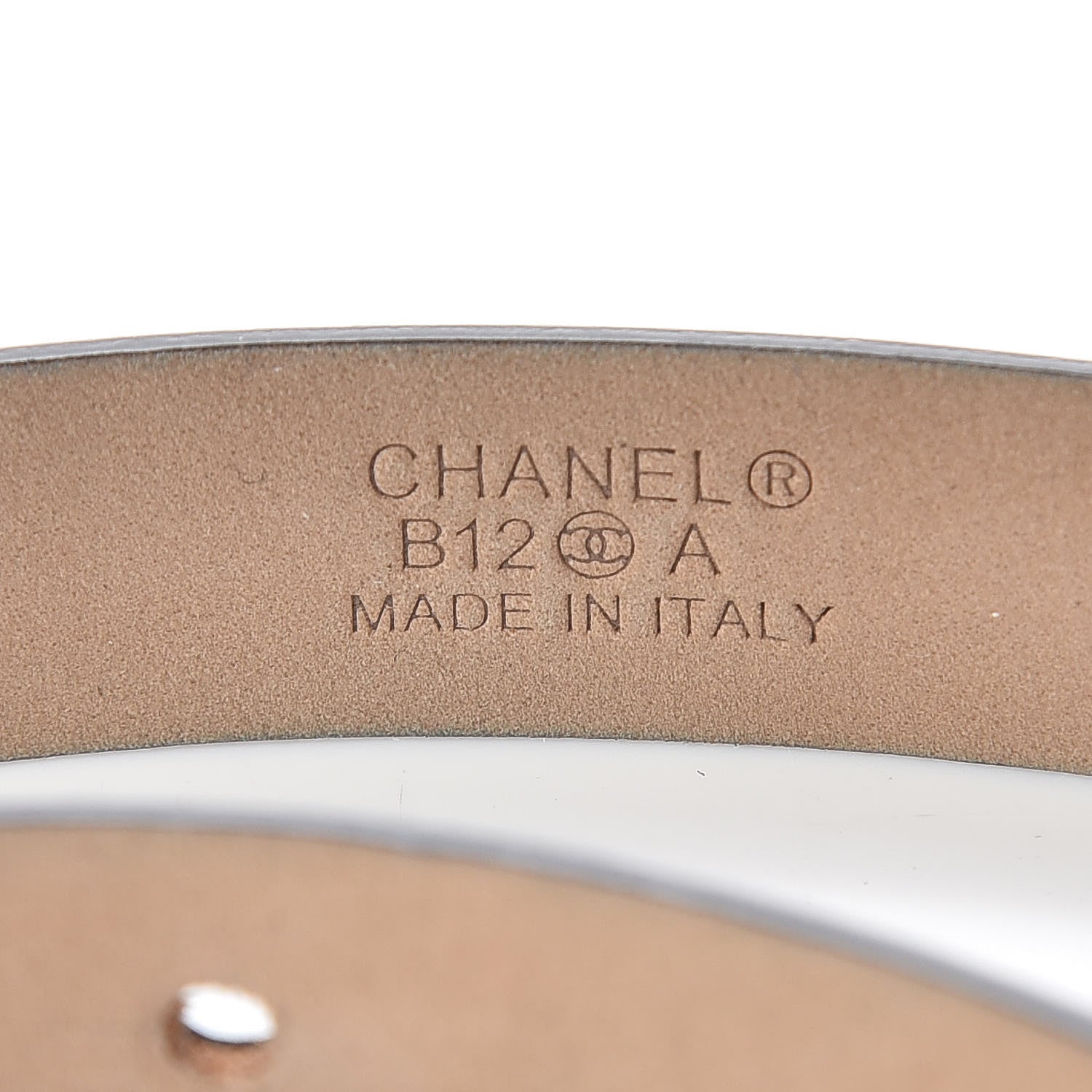 Chanel Patent CC Skinny Belt 85 34 Black 7 of 9