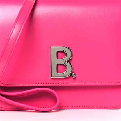 Balenciaga Shiny Box Calfskin Small B Bag Acid Fuchsia 7 of 10