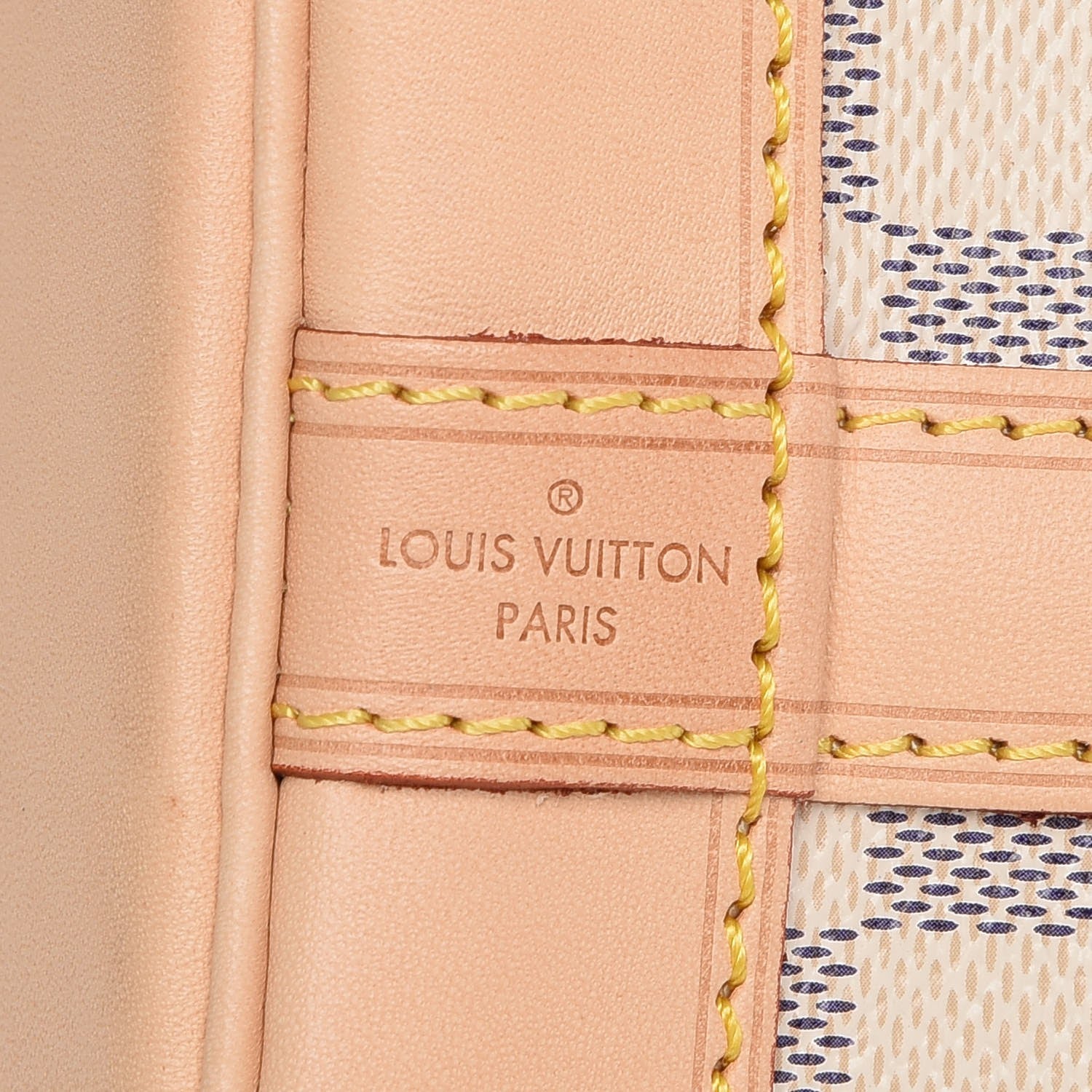Louis Vuitton Damier Azur Noe BB 8 of 10
