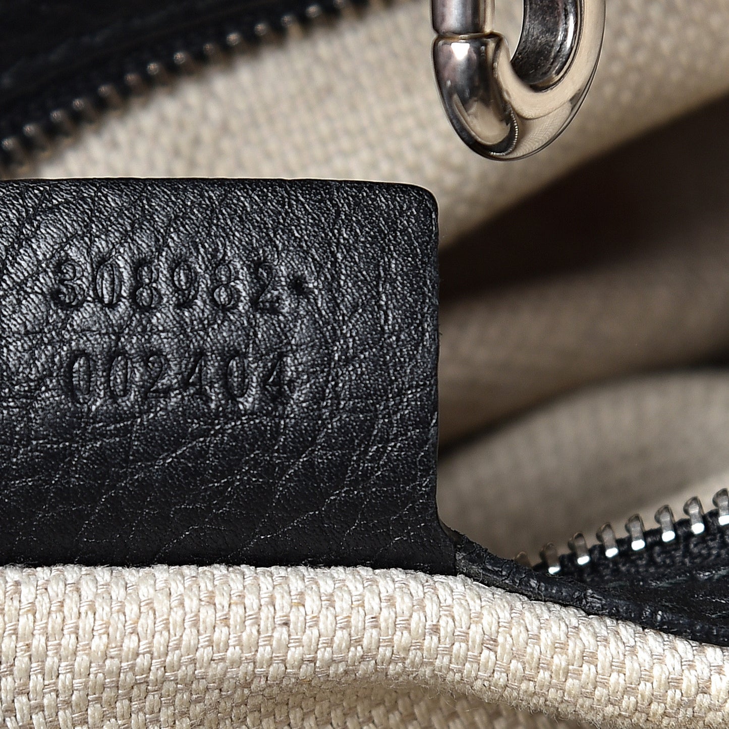 Pebbled Calfskin Studded Medium Soho Chain Shoulder Bag Black