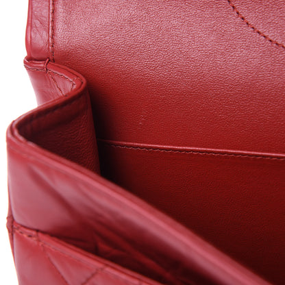 Chanel Aged Calfskin Quilted 2.55 Reissue 227 Flap Red 10 of 11