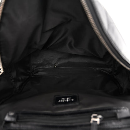 Givenchy Calfskin Crocodile Embossed Double U Backpack Black 5 of 10