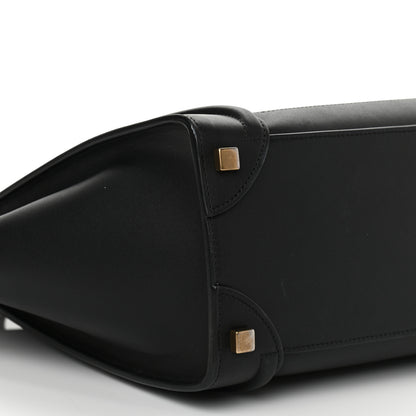 Celine Smooth Calfskin Micro Luggage Black 8 of 9