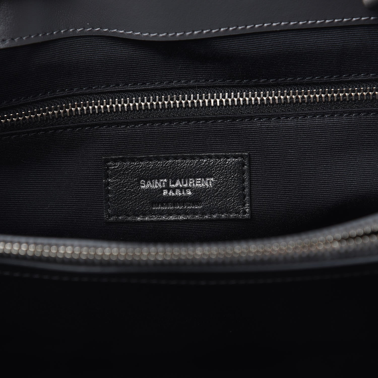 Saint Laurent Calfskin Y Quilted Monogram Large Loulou Shopper Storm 6 of 10
