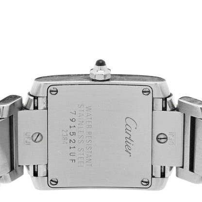 Cartier Stainless Steel 20mm Tank Francaise Quartz Watch 4 of 4