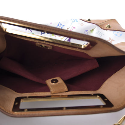 Louis Vuitton Monogram Multicolor Judy MM White 8 of 8