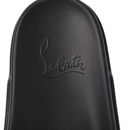 Christian Louboutin Suede Crystal Womens Dear Pool Platform Slide Sandals 43 Black 8 of 10
