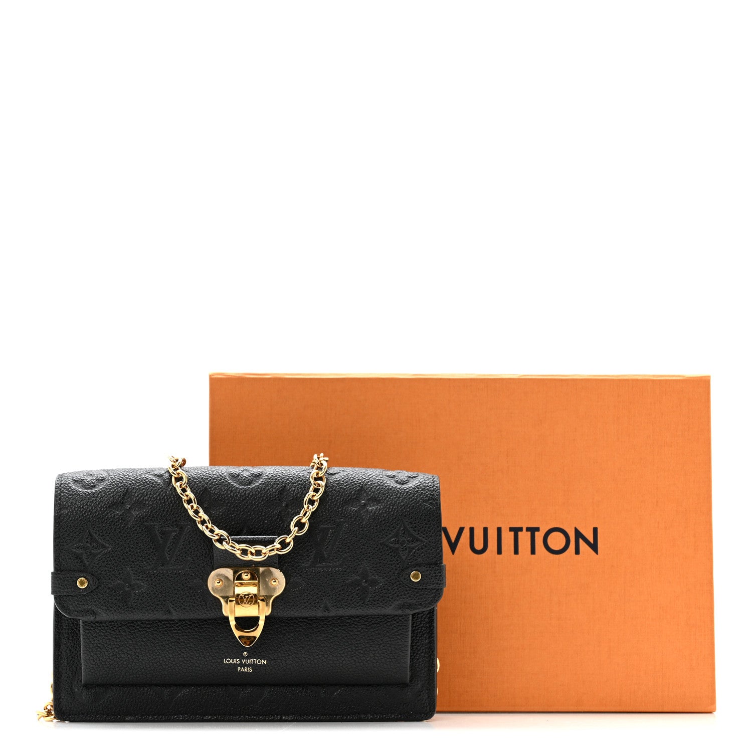 Louis Vuitton Empreinte Vavin Chain Wallet Black 13 of 13