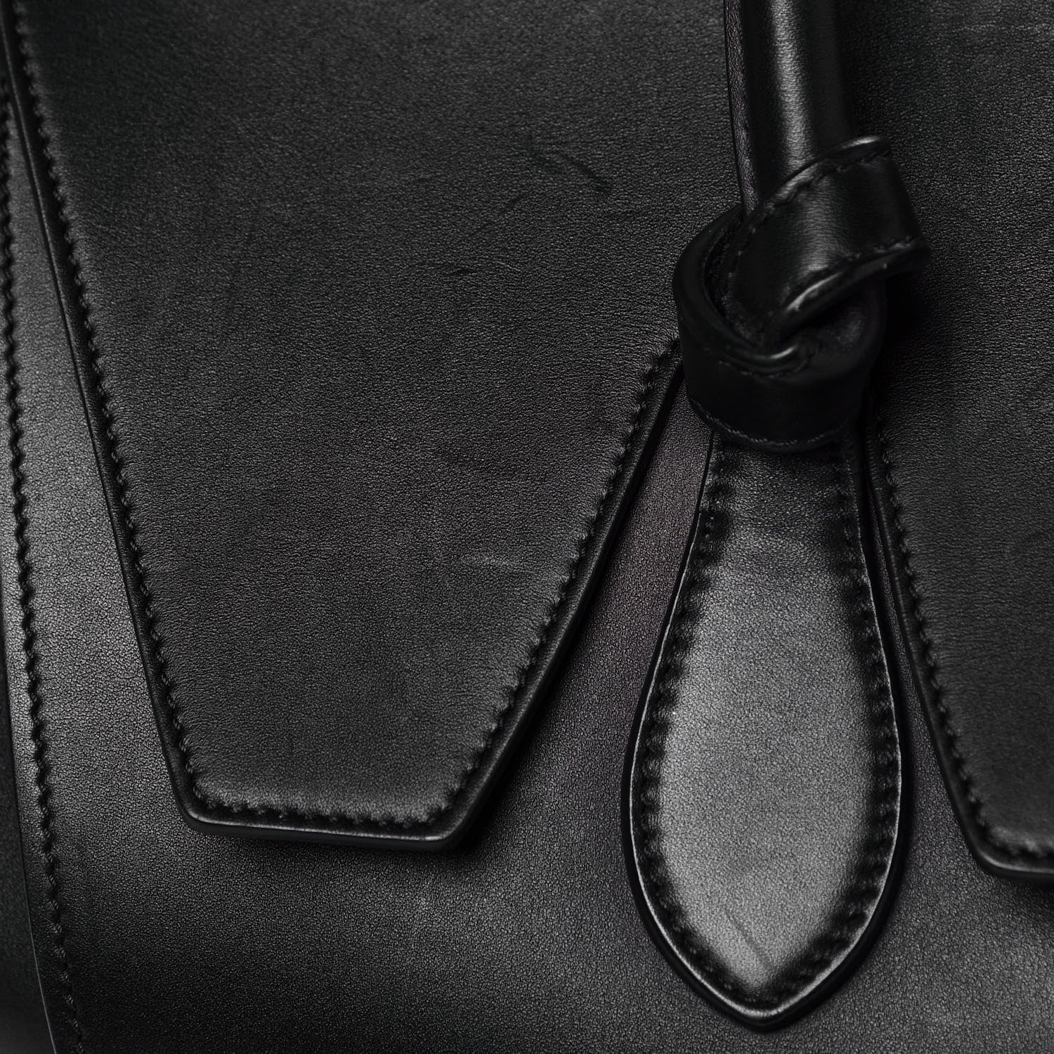 Celine Smooth Calfskin Small Tie Knot Tote Black 11 of 14