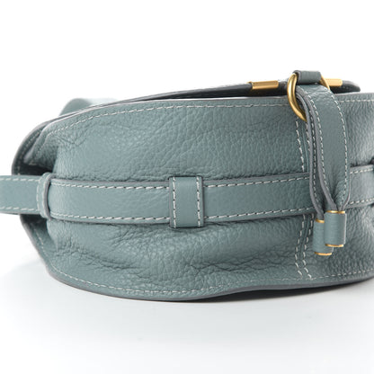 Chloe Calfskin Mini Marcie Round Crossbody Bag Faded Blue 10 of 11