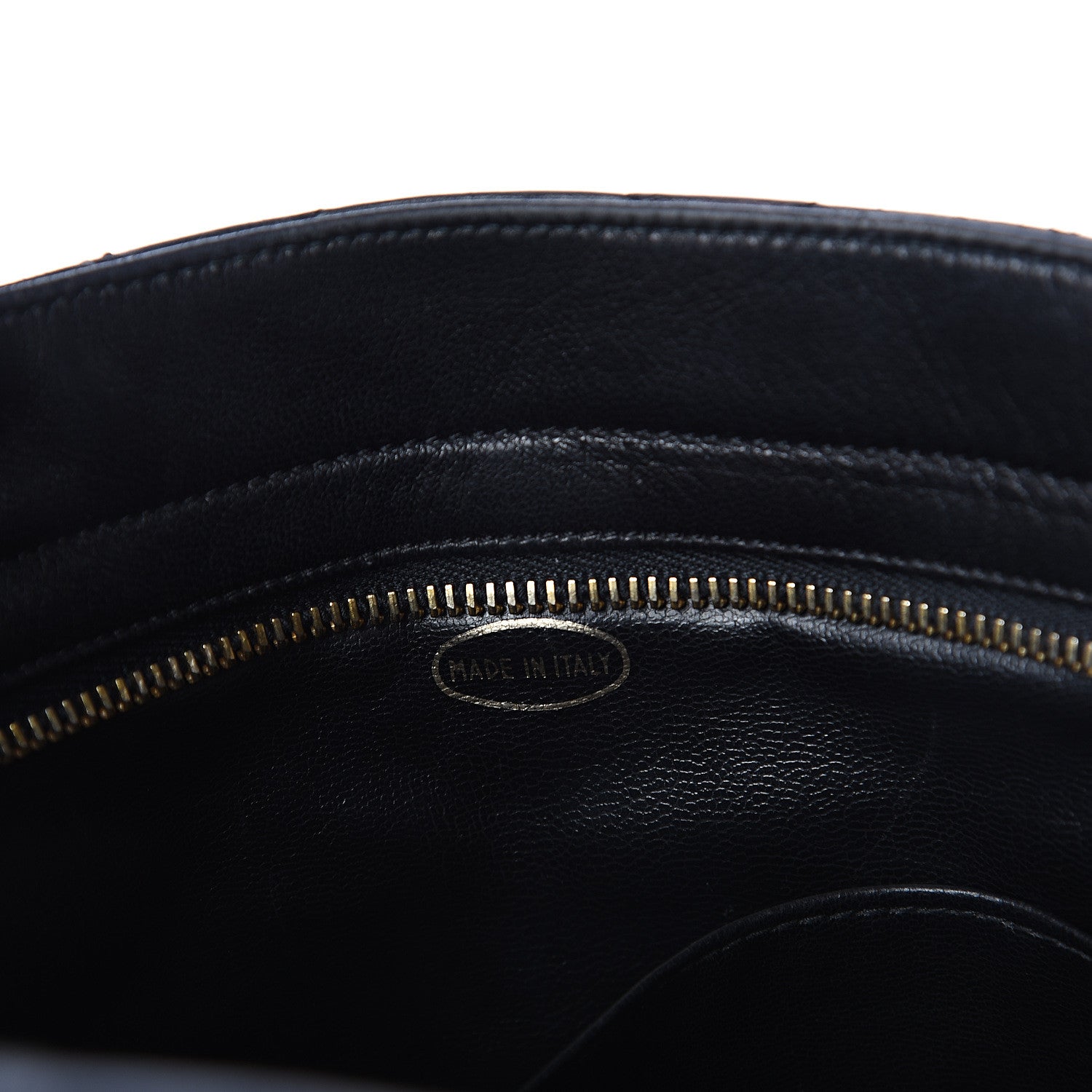 Chanel Lambskin Quilted Shoulder Bag Black 5 of 9