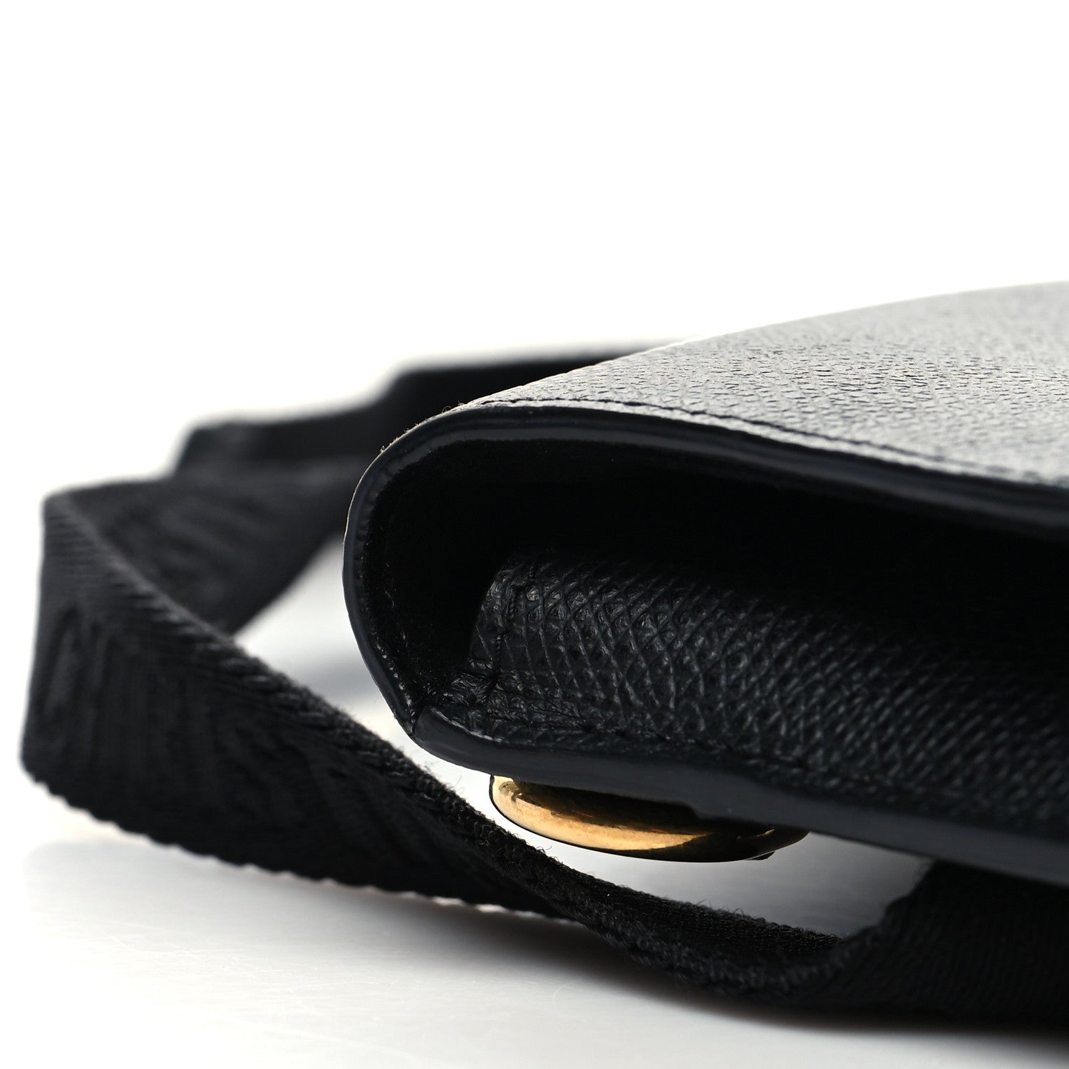 Christian Dior Calfskin Saddle Belt Bag Black 8 of 9