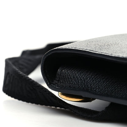 Christian Dior Calfskin Saddle Belt Bag Black 8 of 9
