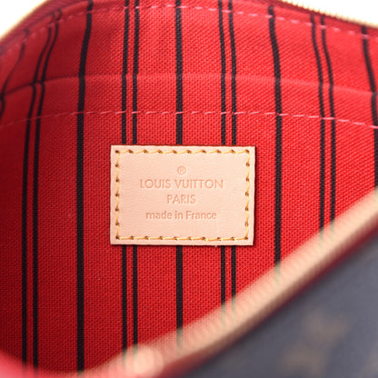 Louis Vuitton Monogram Neverfull MM GM Pochette Cherry 6 of 8