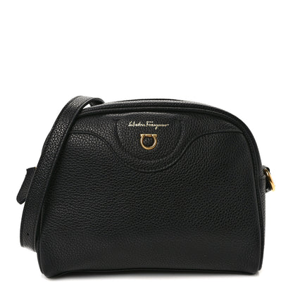 Salvatore Ferragamo Calfskin Travel Camera Crossbody Bag Black 1 of 13