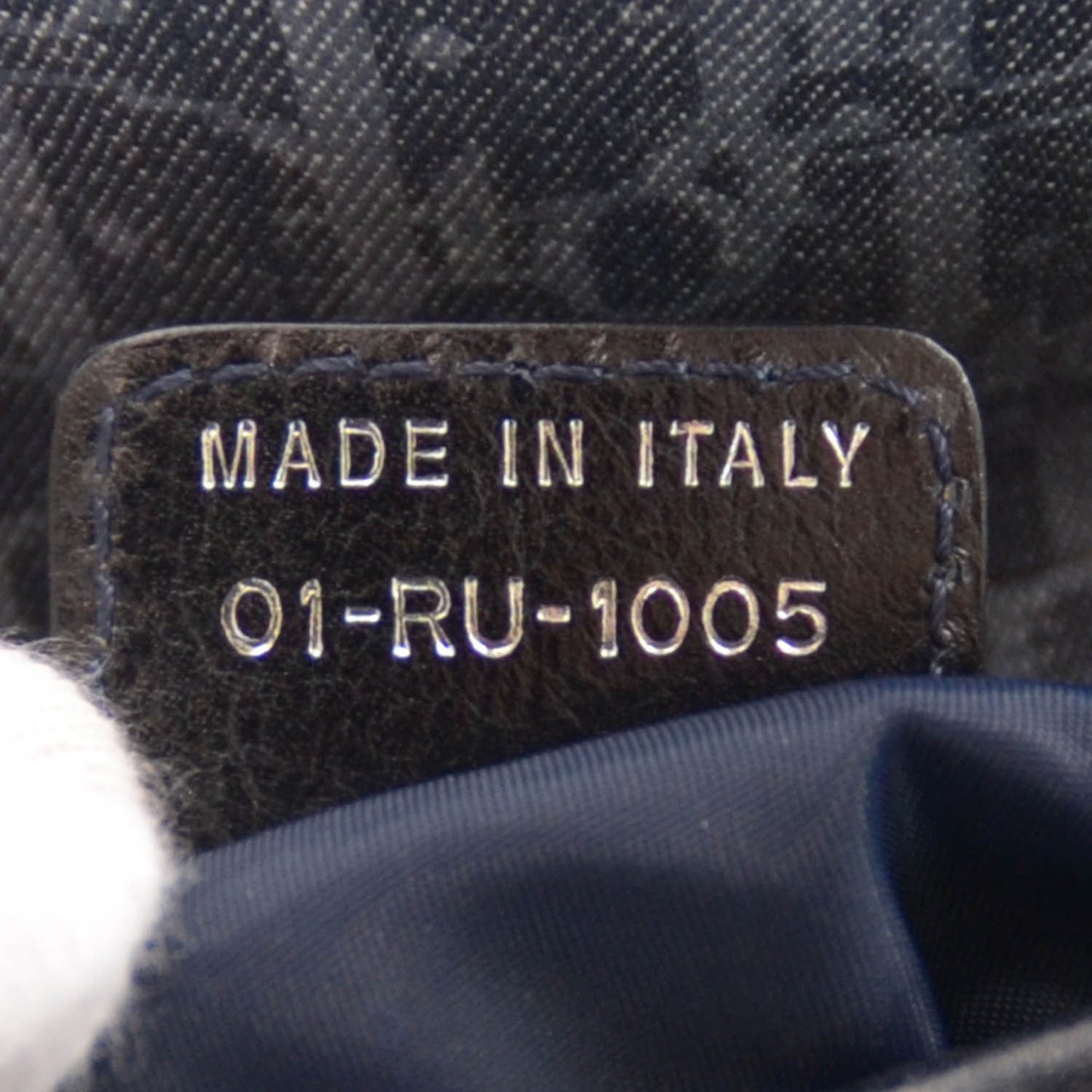 Denim Monogram Flight Saddle Bag